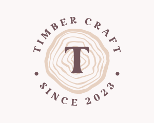 Carpentry Wooden Timber logo design