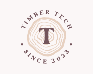 Carpentry Wooden Timber logo design