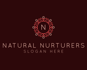 Nature Garden Flower  logo design