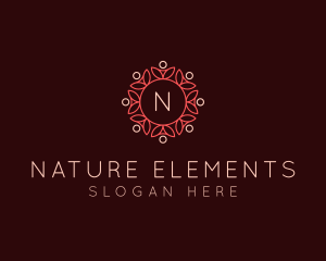 Nature Garden Flower  logo design