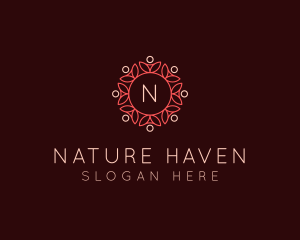 Nature Garden Flower  logo design