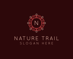 Nature Garden Flower  logo design