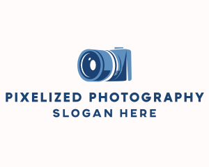 Digital Camera Lens logo design