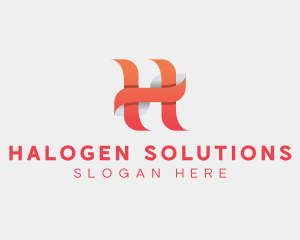 Modern Digital Software Letter H logo design