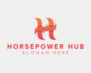 Modern Digital Software Letter H logo design