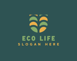 Tree Eco Leaf logo design