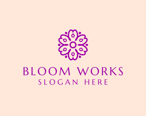 Flower Petal Garden logo design