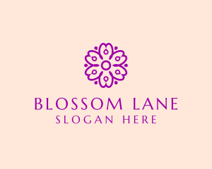 Flower Petal Garden logo design