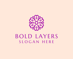 Flower Petal Garden logo design