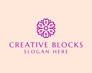 Flower Petal Garden logo design