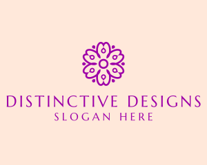 Flower Petal Garden logo design