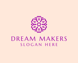 Flower Petal Garden logo design