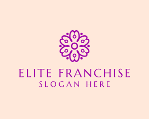 Flower Petal Garden logo design