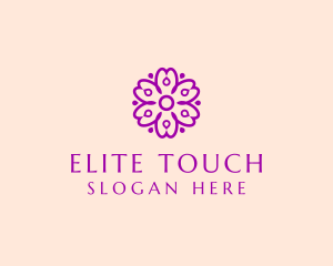 Flower Petal Garden logo design