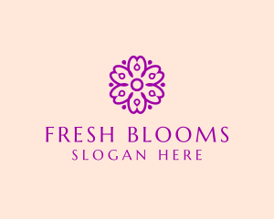 Flower Petal Bloom logo design