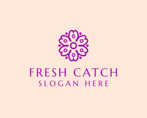 Flower Petal Garden logo design