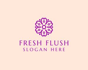 Flower Petal Garden logo design