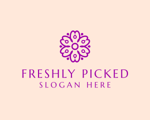 Flower Petal Garden logo design