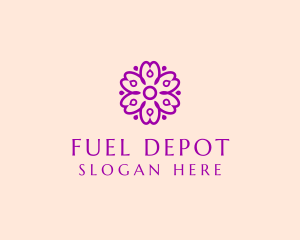 Flower Petal Garden logo design