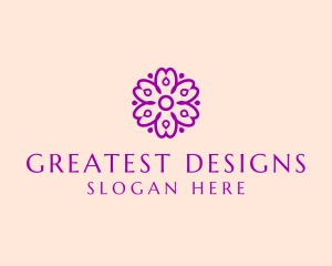 Flower Petal Garden logo design