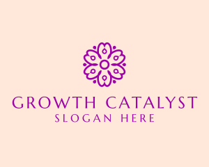 Flower Petal Garden logo design