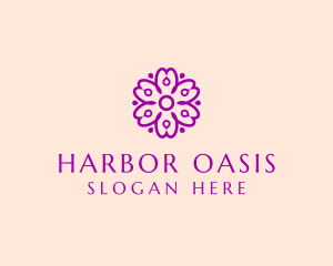 Flower Petal Garden logo design