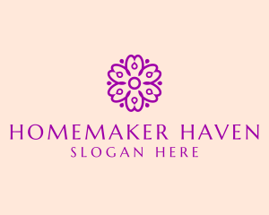 Flower Petal Garden logo design