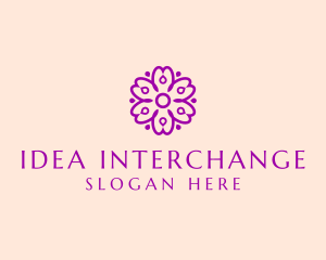 Flower Petal Garden logo design