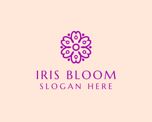 Flower Petal Garden logo design