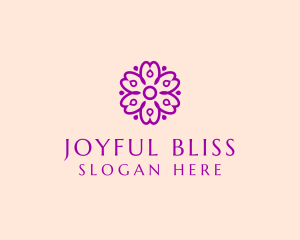 Flower Petal Garden logo design