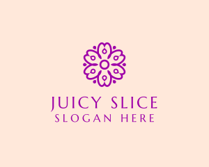 Flower Petal Garden logo design