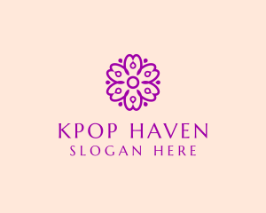 Flower Petal Garden logo design