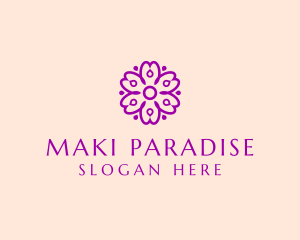 Flower Petal Garden logo design