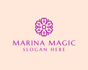 Flower Petal Garden logo design