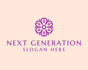 Flower Petal Garden logo design