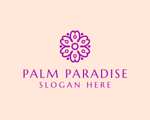 Flower Petal Garden logo design