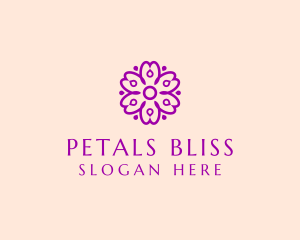 Flower Petal Garden logo design