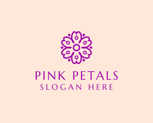 Flower Petal Bloom logo design