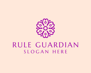 Flower Petal Garden logo design