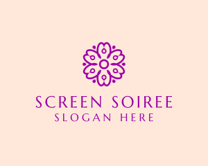 Flower Petal Garden logo design