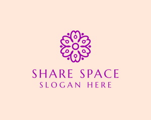 Flower Petal Garden logo design