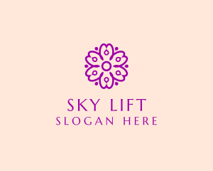 Flower Petal Garden logo design