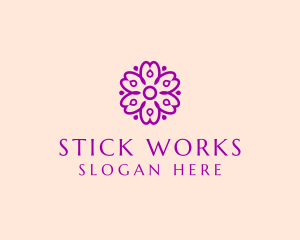 Flower Petal Garden logo design