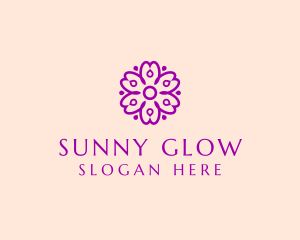 Flower Petal Garden logo design