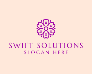 Flower Petal Garden logo design