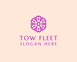 Flower Petal Garden logo design