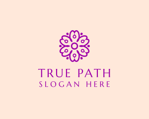 Flower Petal Garden logo design