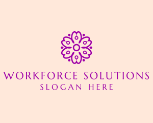 Flower Petal Garden logo design