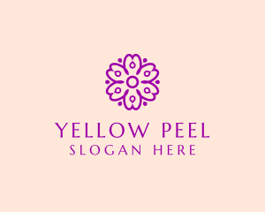 Flower Petal Garden logo design