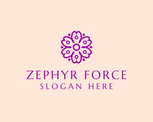 Flower Petal Garden logo design